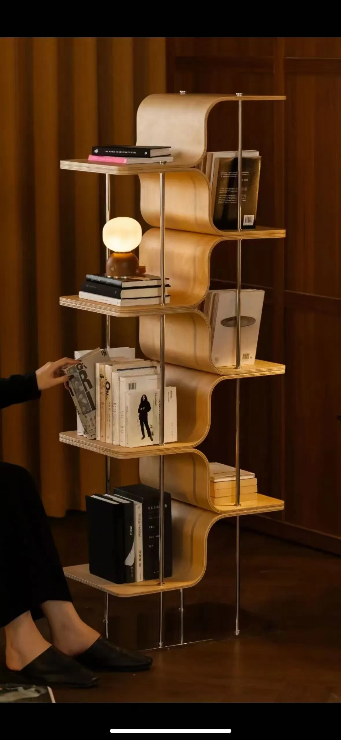 66*35*1.1 弯板 双面黑胡桃  双面白蜡